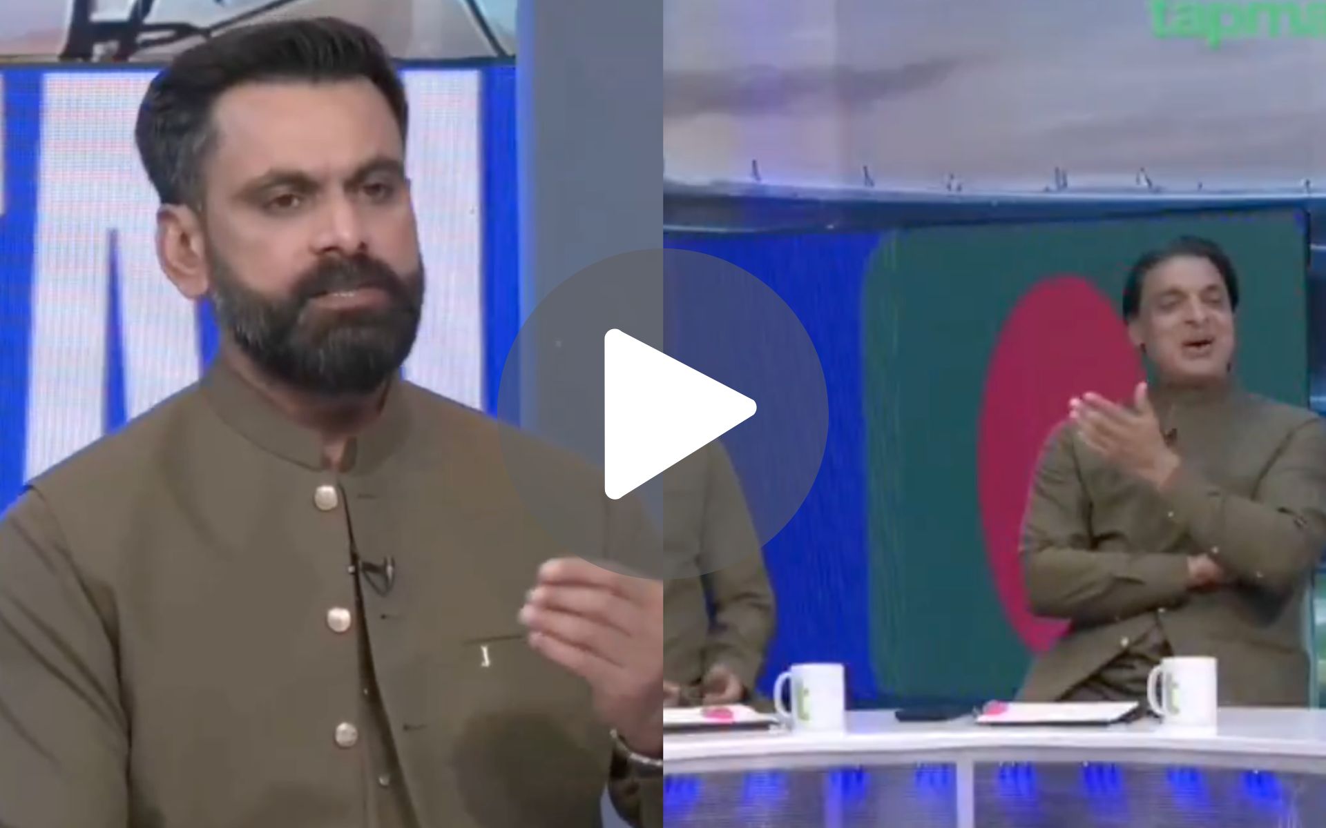 [Watch] Mohammad Hafeez Takes A Sly Dig At Shoaib Akhtar On Air; Gets Into Ugly Debate